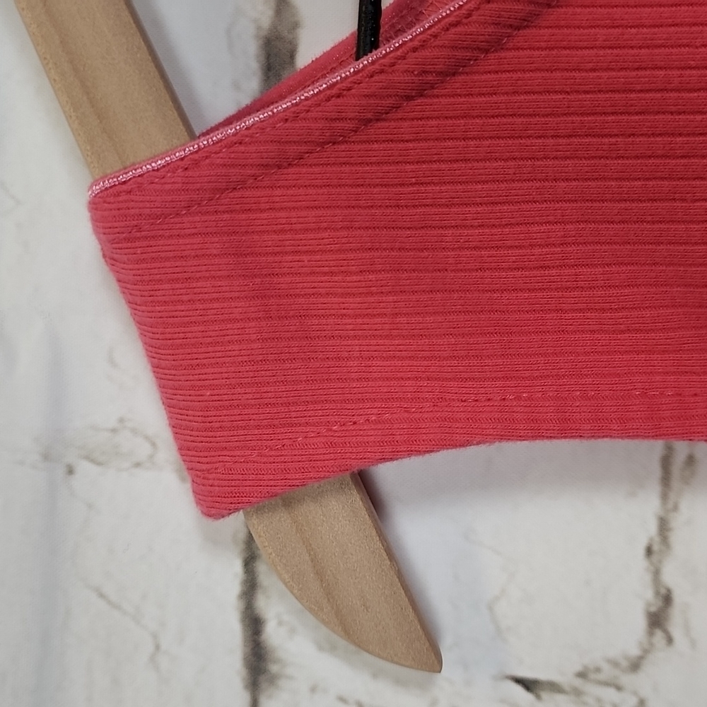 SUMMER Pink Ribbed Shell/Tank - Picture 2 of 4